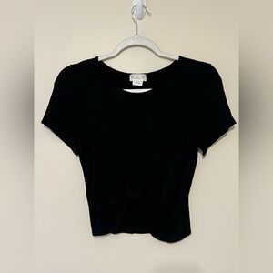Women’s Black Crop Top